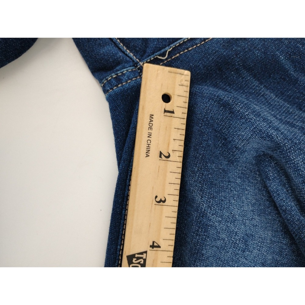 Levis 511 Slim Girls Blue Stretch Straight Denim Jeans Pants Sz 14R - Picture 8 of 10